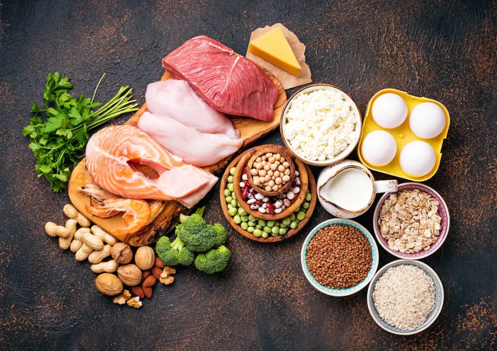 Clínica de Fitness - tonificar musculos Alimentos ricos en proteína para dieta equilibrada – ganar músculo